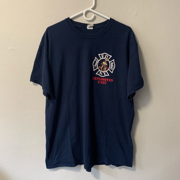 Vintage Other - FDNY explosive unit tnt logo t shirt